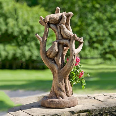 Campania International Cast Stone Morning Gossip Planter Urn/Planter Campania International